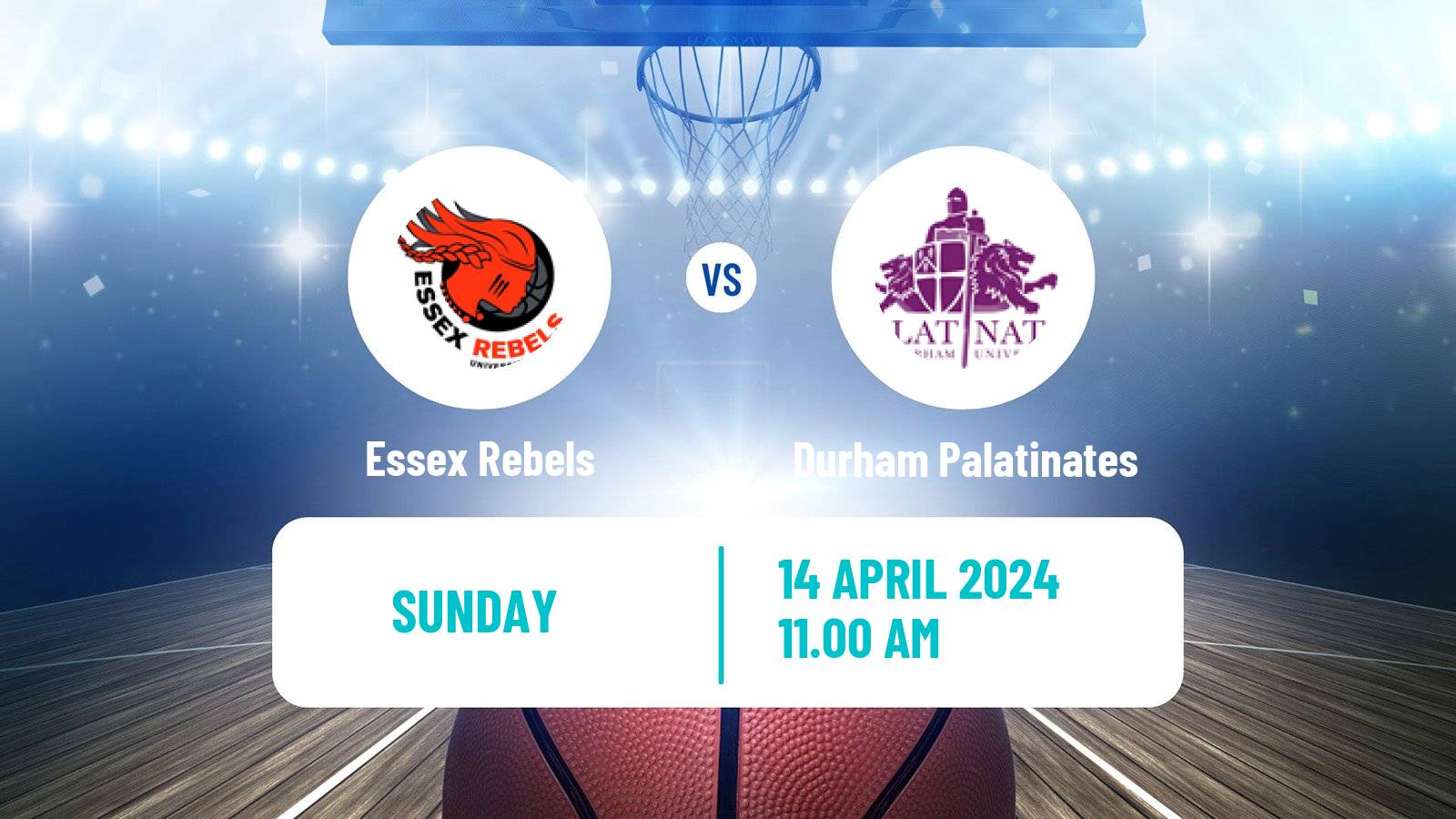Basketball British WBBL Essex Rebels - Durham Palatinates