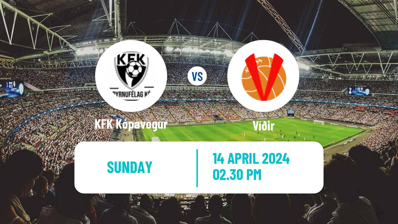 Soccer Icelandic Cup KFK Kópavogur - Víðir
