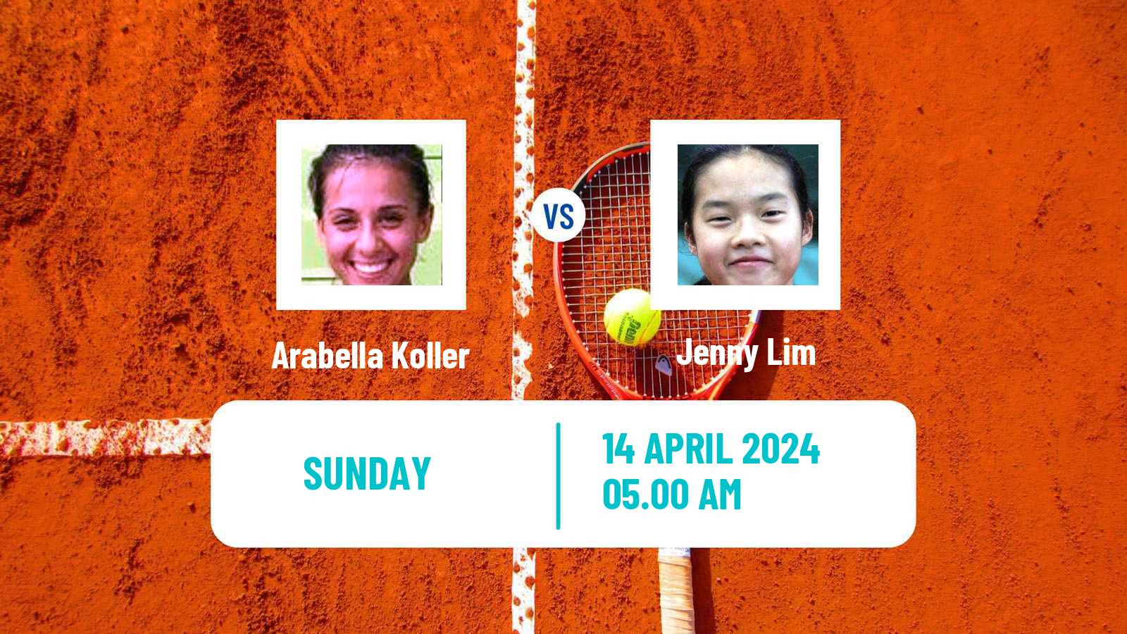 Tennis ITF W15 Monastir 13 Women Arabella Koller - Jenny Lim