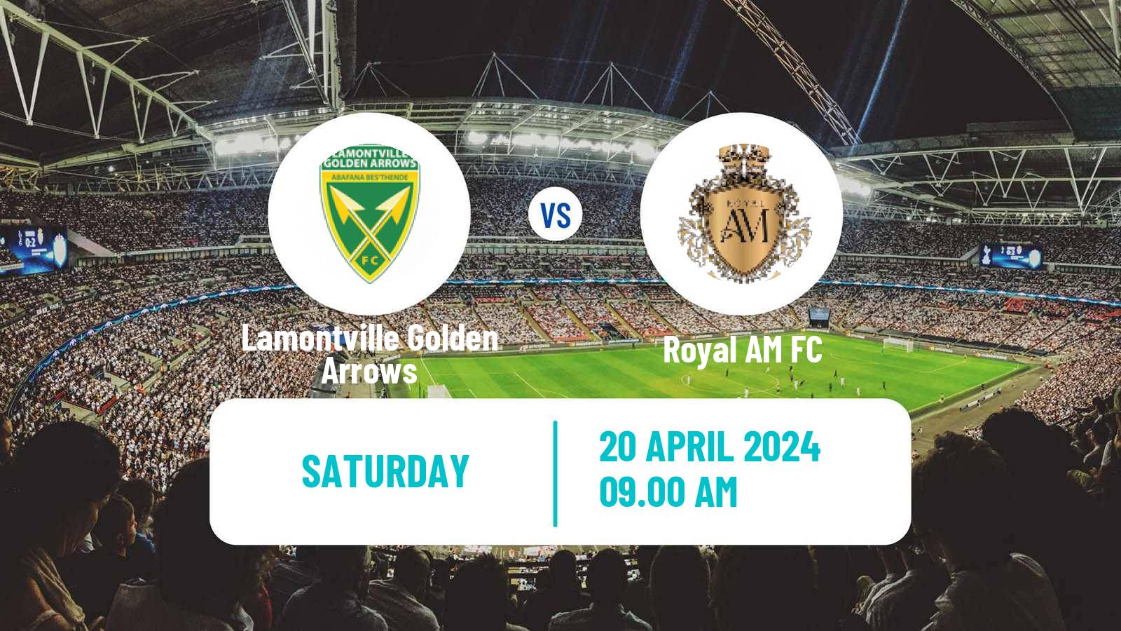 Soccer South African Premier Soccer League Lamontville Golden Arrows - Royal AM