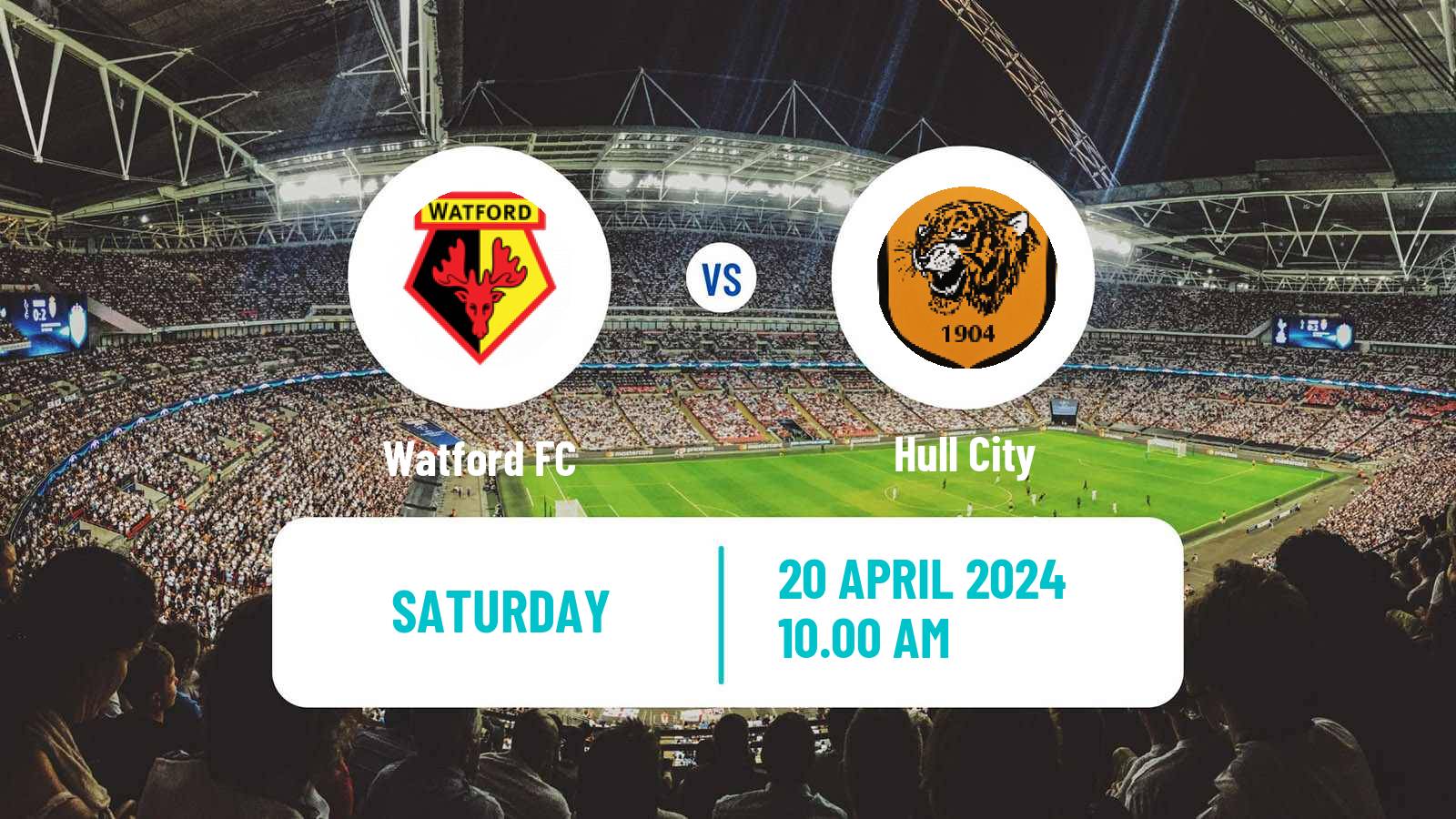 Soccer English League Championship Watford - Hull City