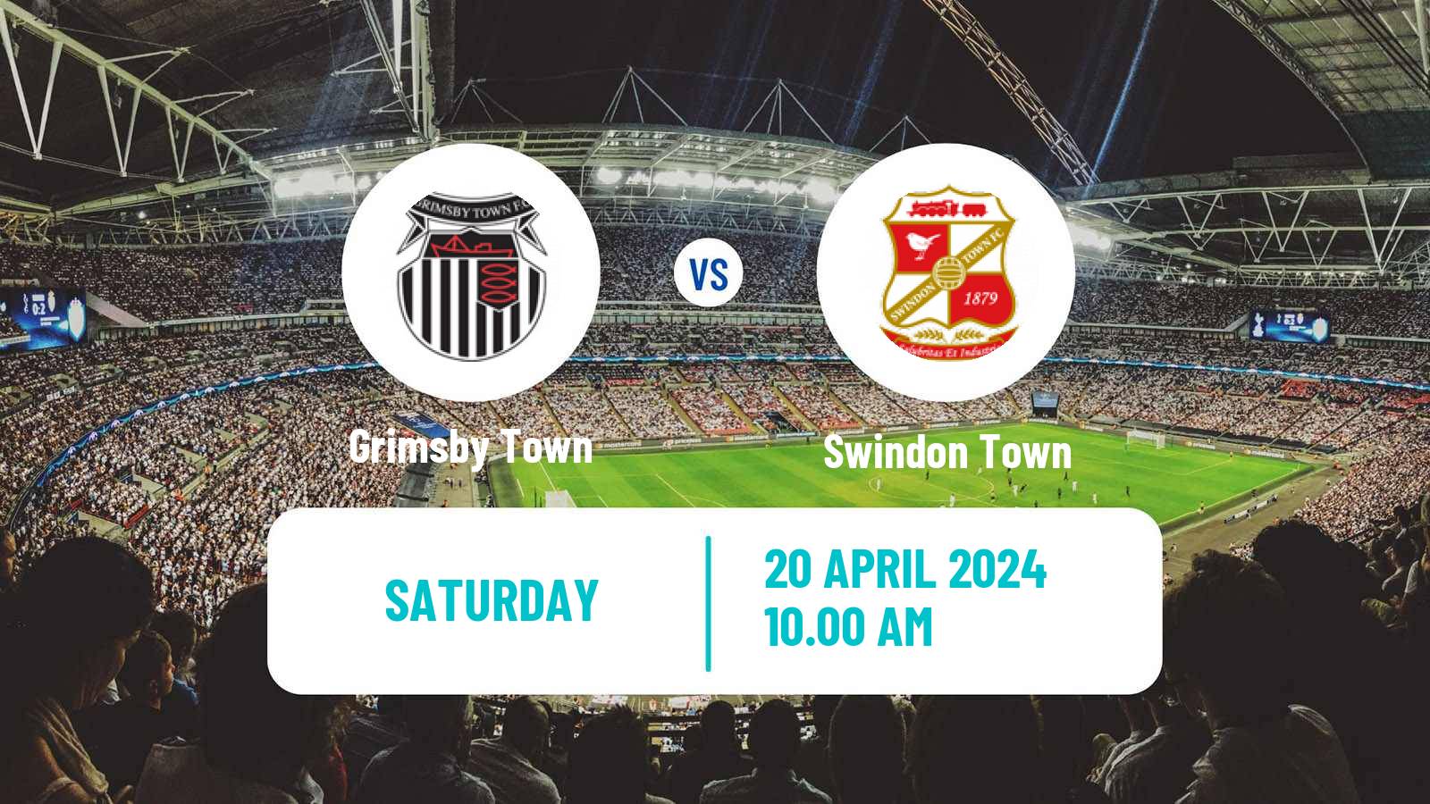 Soccer English League Two Grimsby Town - Swindon Town