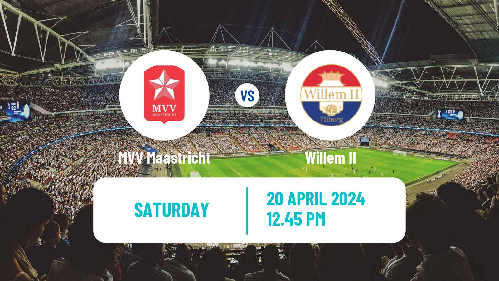 Soccer Dutch Eerste Divisie MVV Maastricht - Willem II