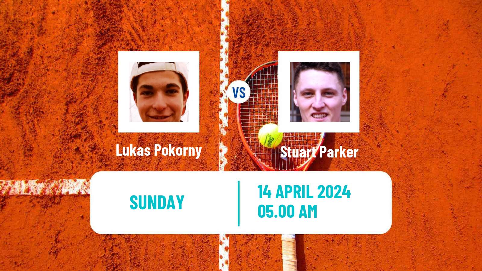 Tennis ITF M15 Monastir 15 Men Lukas Pokorny - Stuart Parker