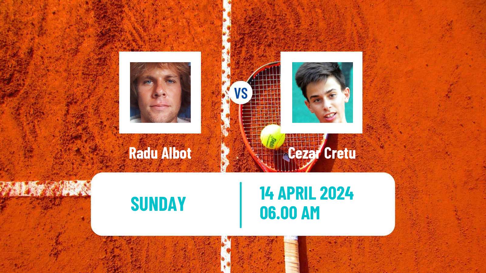 Tennis ATP Bucharest Radu Albot - Cezar Cretu