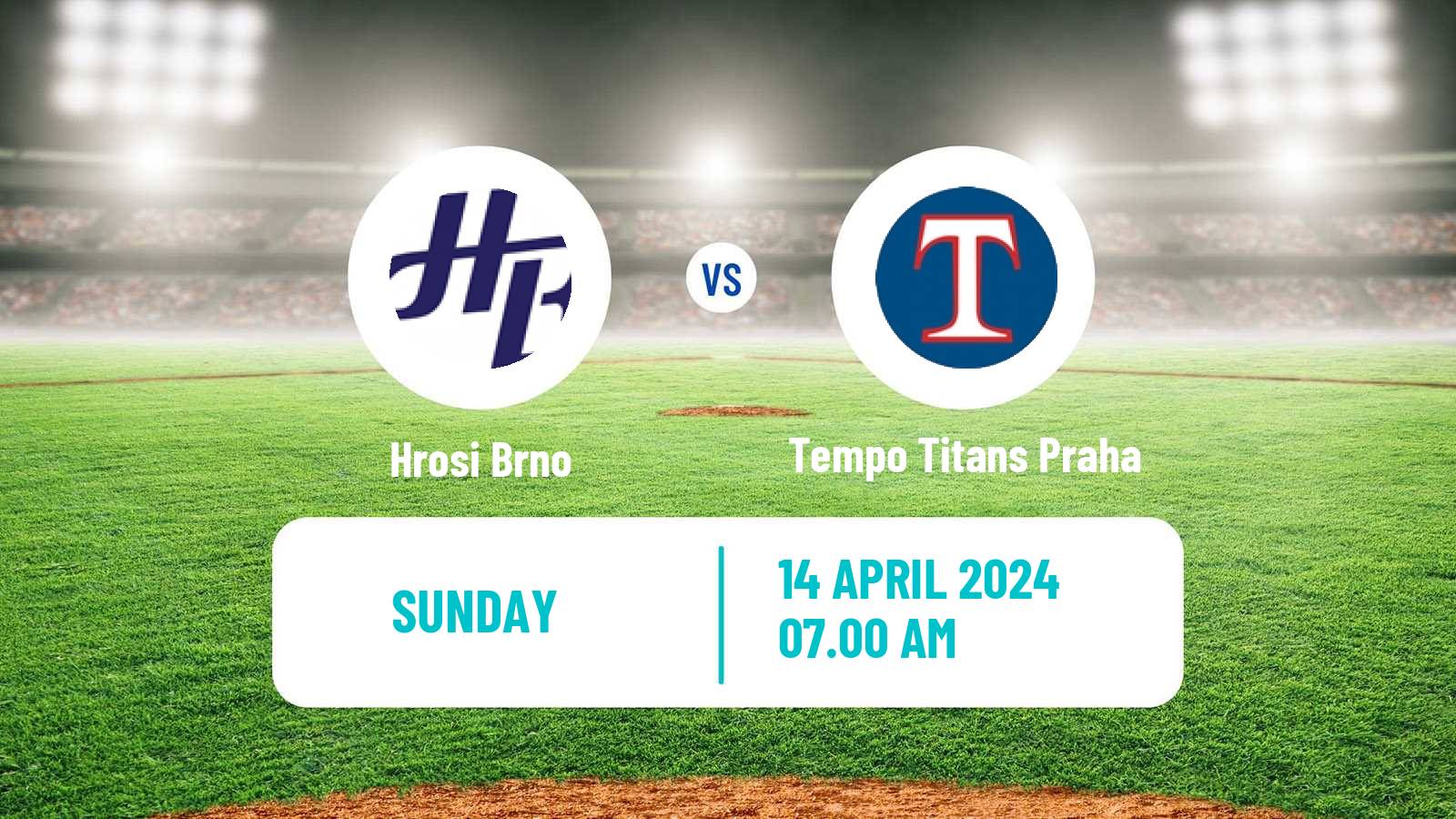 Baseball Czech Extraliga Baseball Hrosi Brno - Tempo Titans Praha