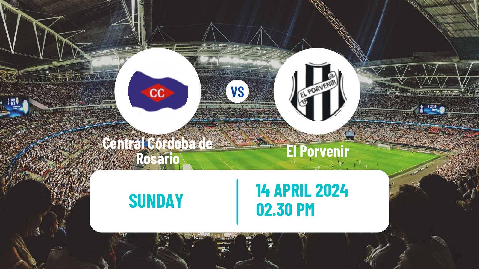 Soccer Argentinian Primera C Central Córdoba de Rosario - El Porvenir