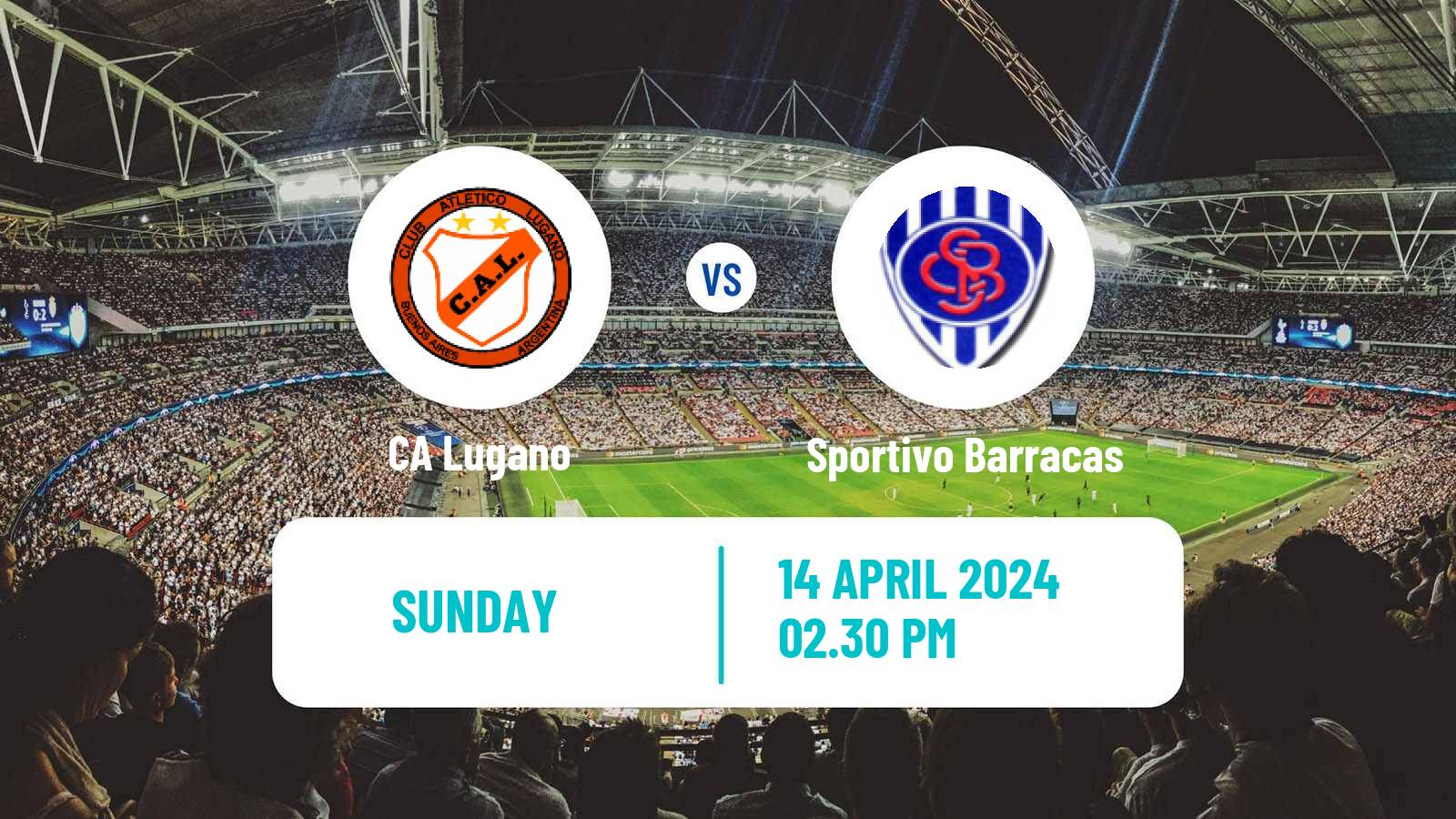 Soccer Argentinian Primera C Lugano - Sportivo Barracas