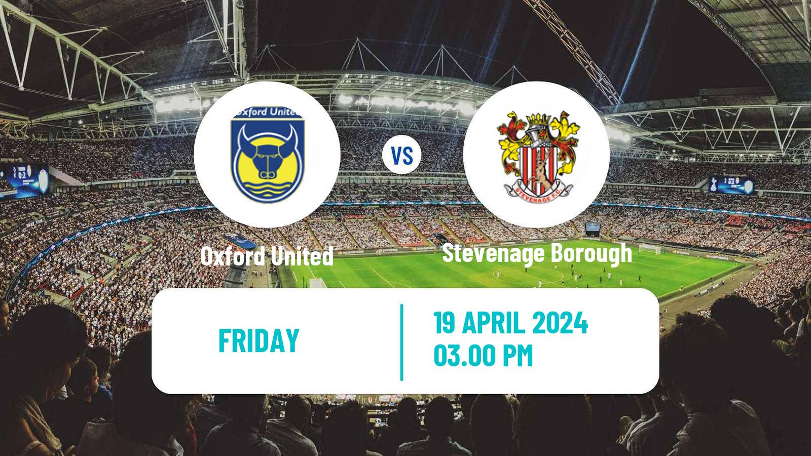 Soccer English League One Oxford United - Stevenage Borough