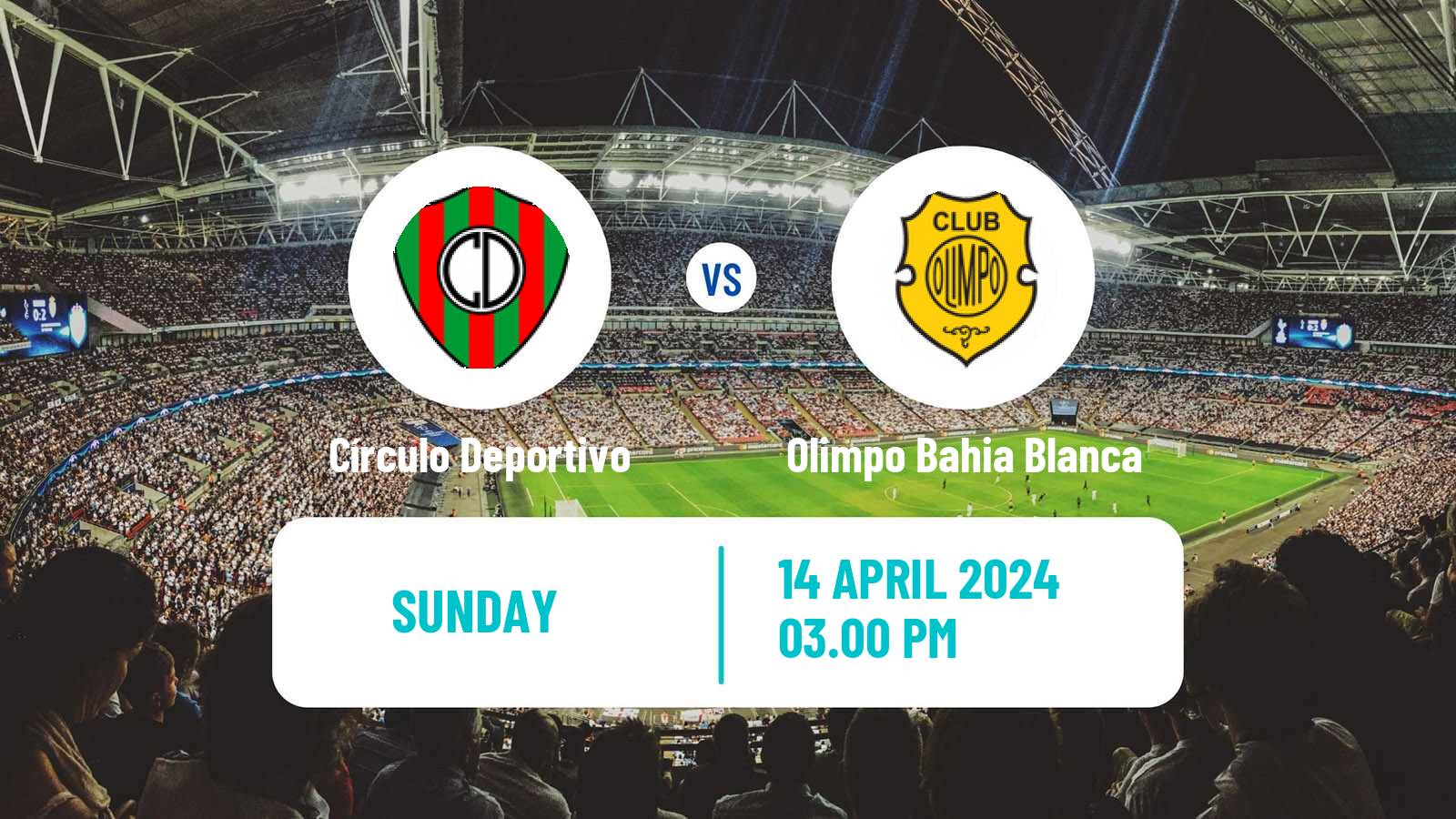 Soccer Argentinian Torneo Federal Círculo Deportivo - Olimpo Bahia Blanca
