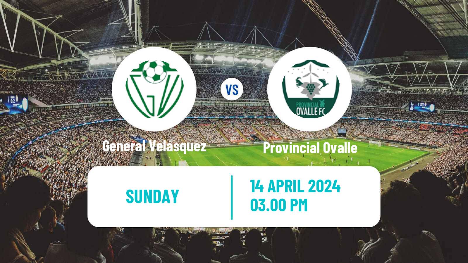 Soccer Chilean Segunda Division General Velásquez - Provincial Ovalle