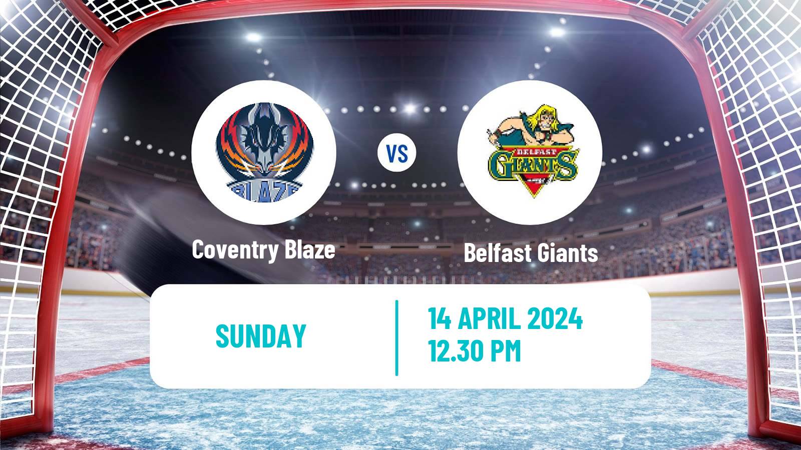 Hockey United Kingdom Elite League Coventry Blaze - Belfast Giants