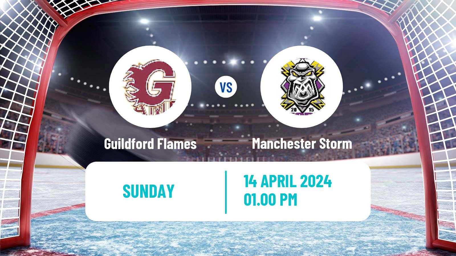 Hockey United Kingdom Elite League Guildford Flames - Manchester Storm