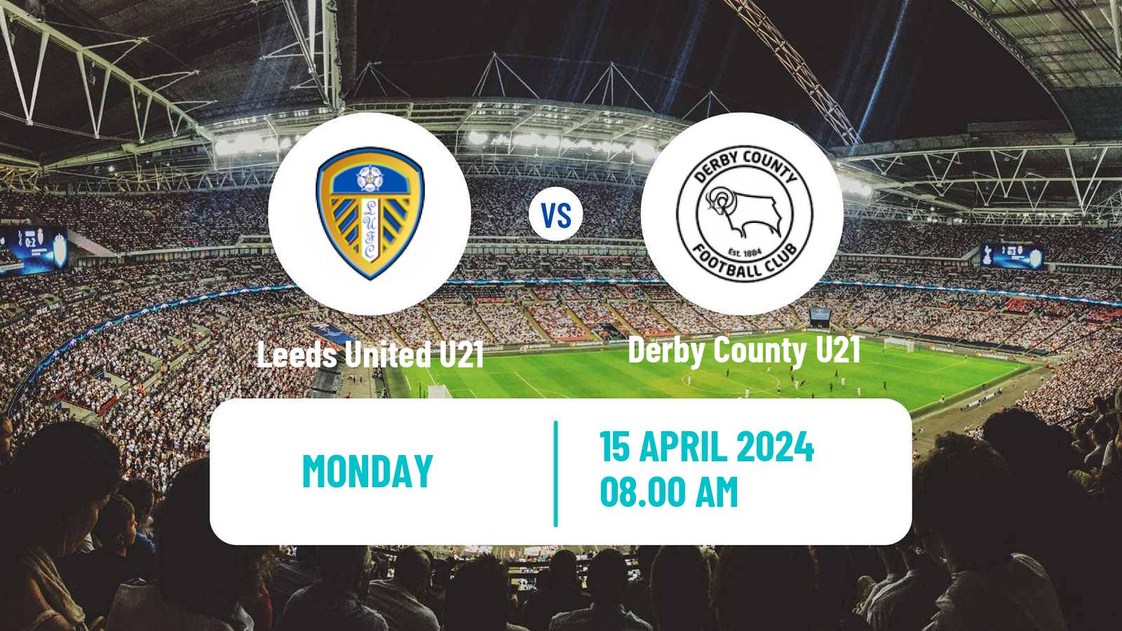 Soccer English Premier League 2 Leeds United U21 - Derby County U21