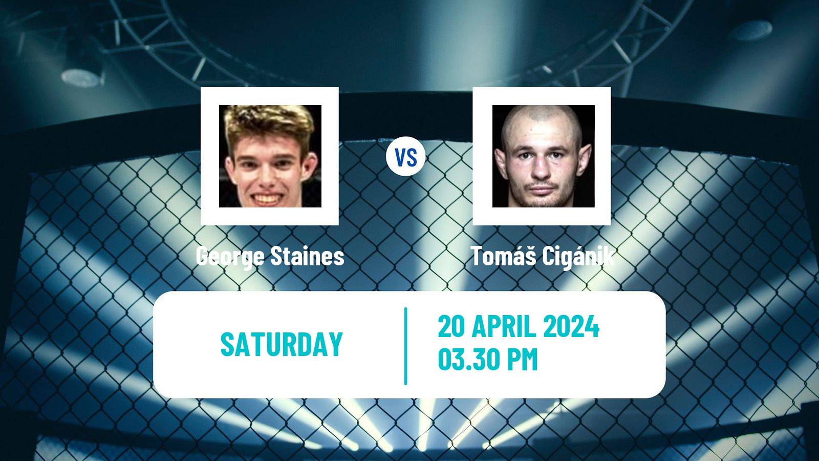 MMA Lightweight Oktagon Men George Staines - Tomáš Cigánik