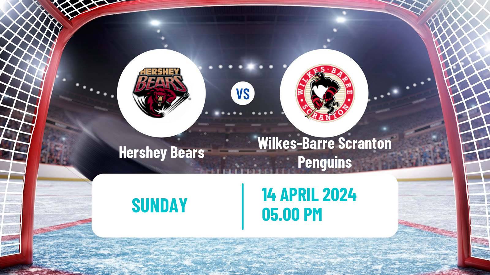 Hockey AHL Hershey Bears - Wilkes-Barre Scranton Penguins