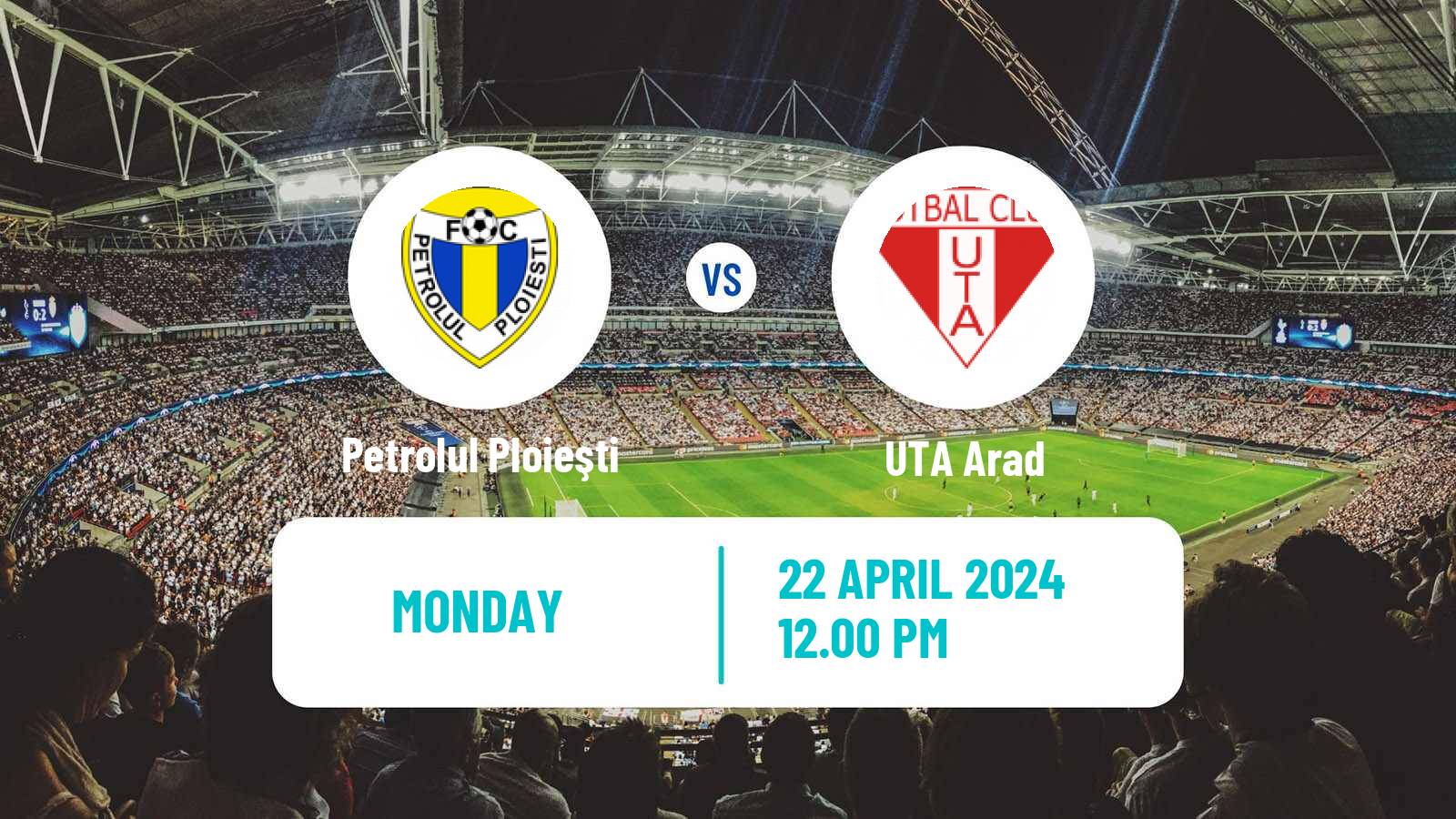 Soccer Romanian Liga 1 Petrolul Ploieşti - UTA Arad