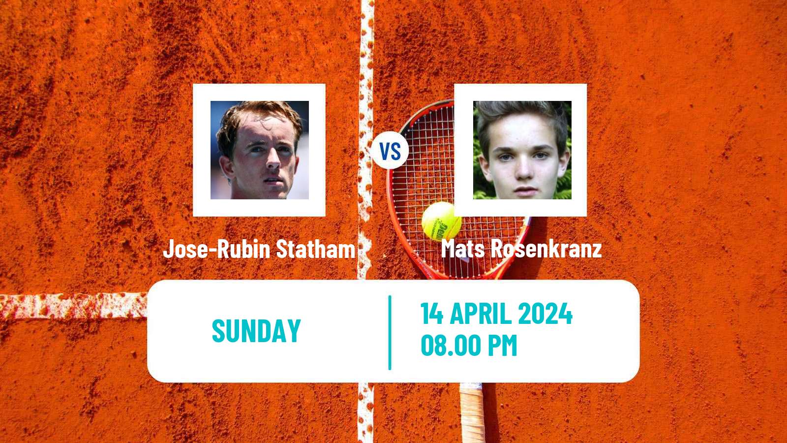 Tennis Acapulco Challenger Men Jose-Rubin Statham - Mats Rosenkranz
