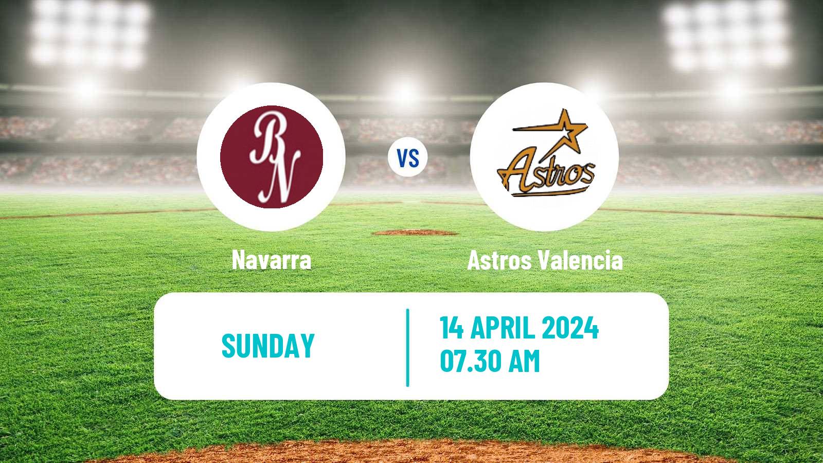 Baseball Spanish Division de Honor Baseball Navarra - Astros Valencia
