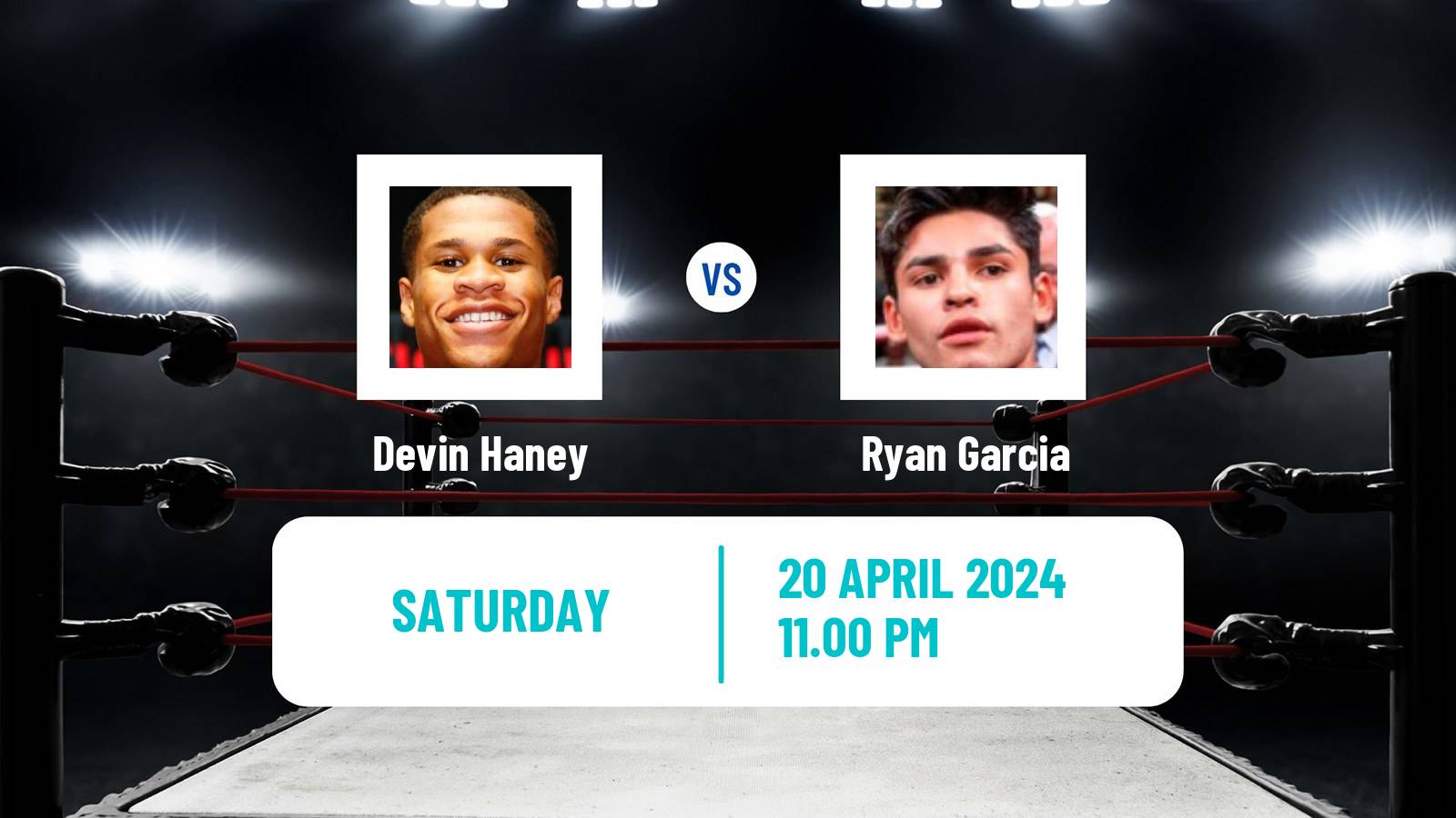 Boxing Super Lightweight WBC Title Men Devin Haney - Ryan Garcia