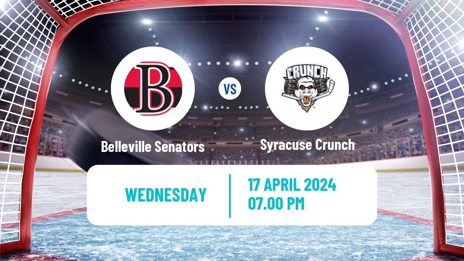 Hockey AHL Belleville Senators - Syracuse Crunch