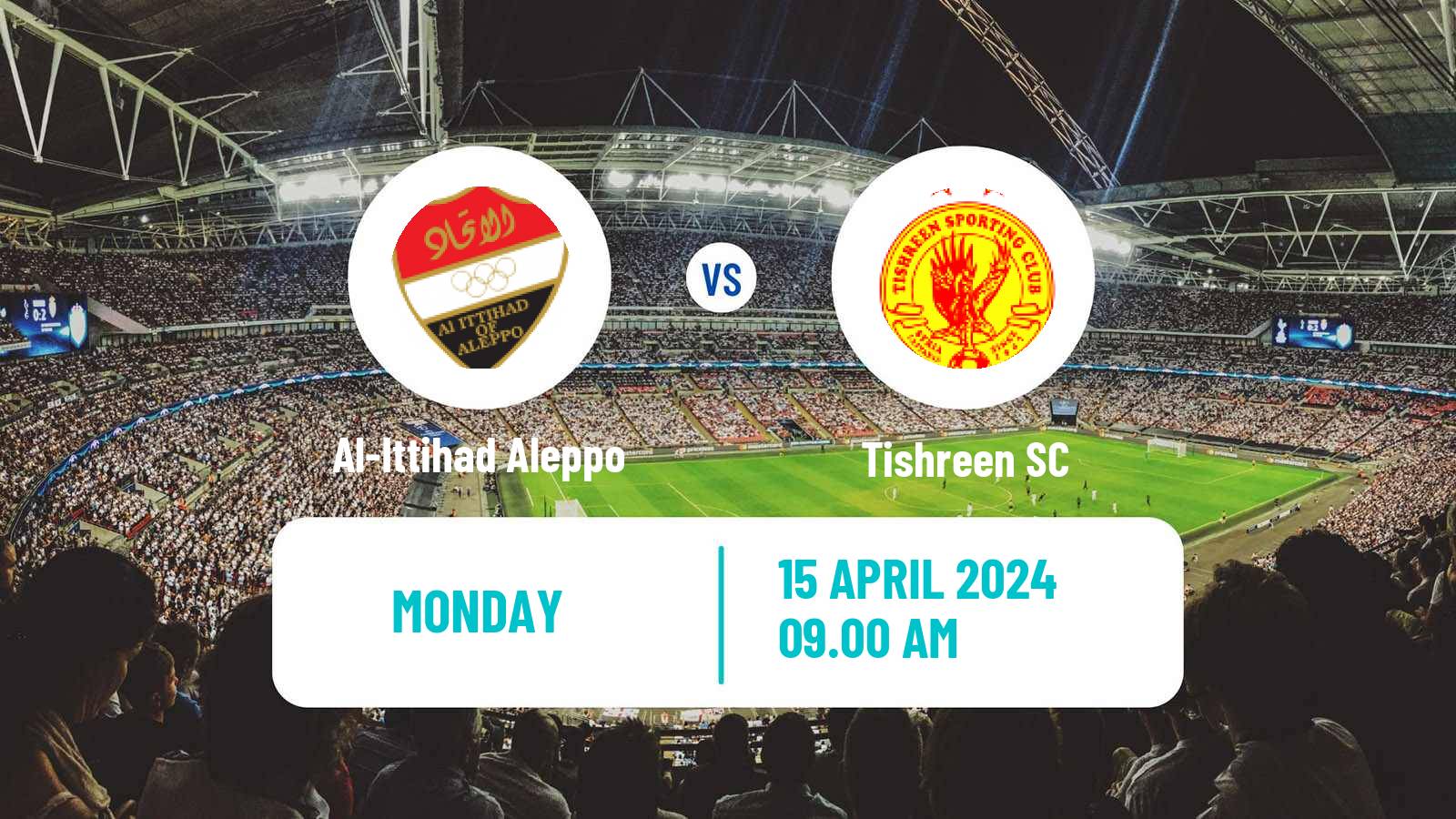 Soccer Syrian Premier League Al-Ittihad Aleppo - Tishreen