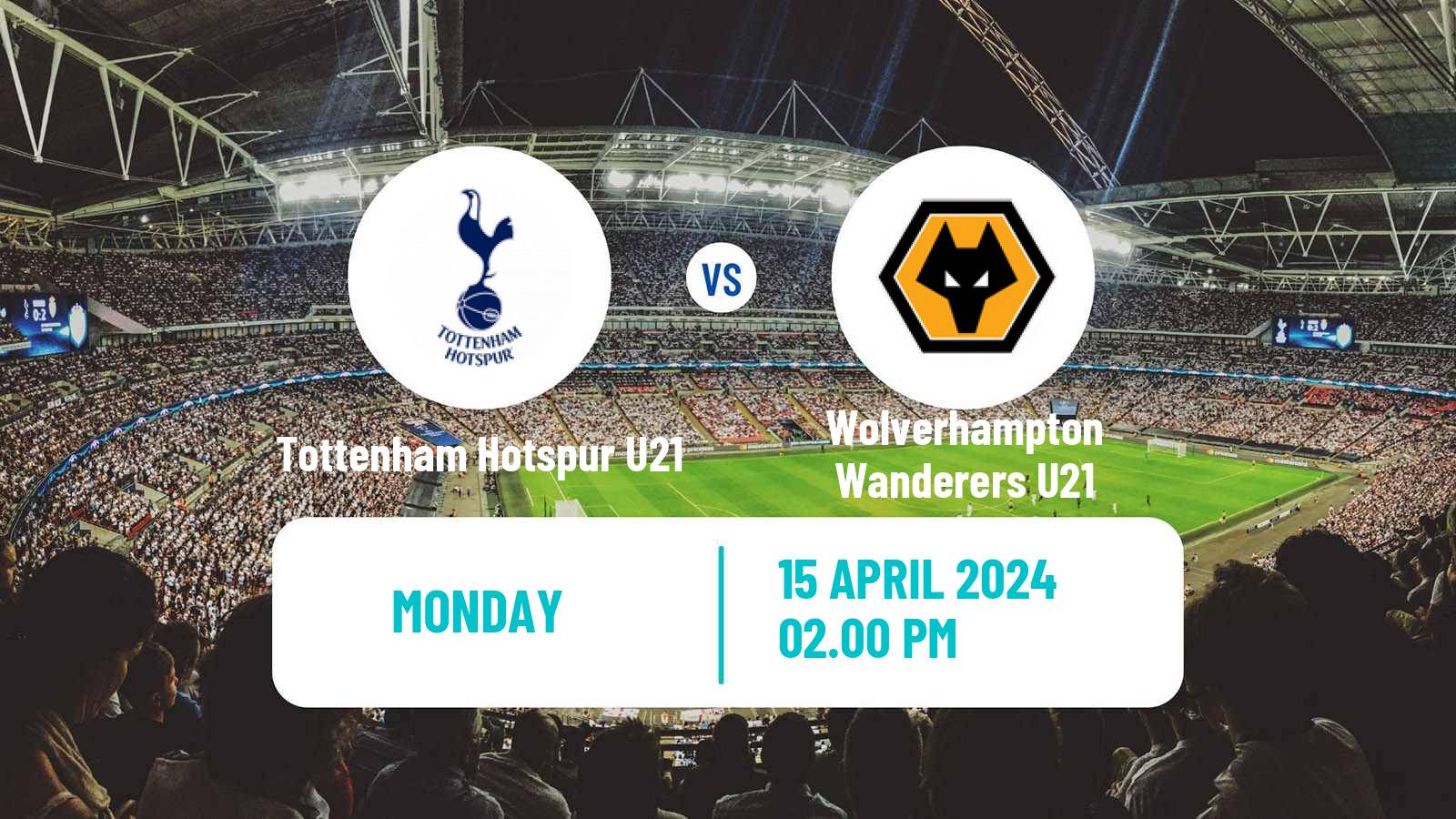 Soccer English Premier League 2 Tottenham Hotspur U21 - Wolverhampton Wanderers U21