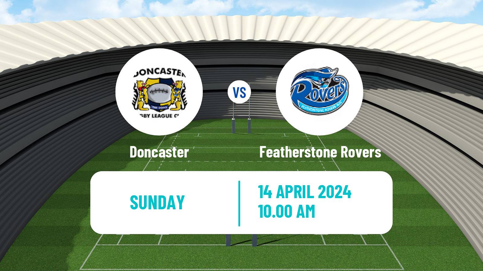 Rugby league English Championship Rugby League Doncaster - Featherstone Rovers