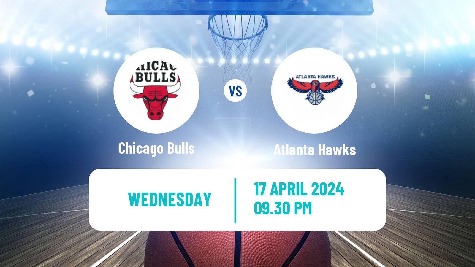 Basketball NBA Chicago Bulls - Atlanta Hawks