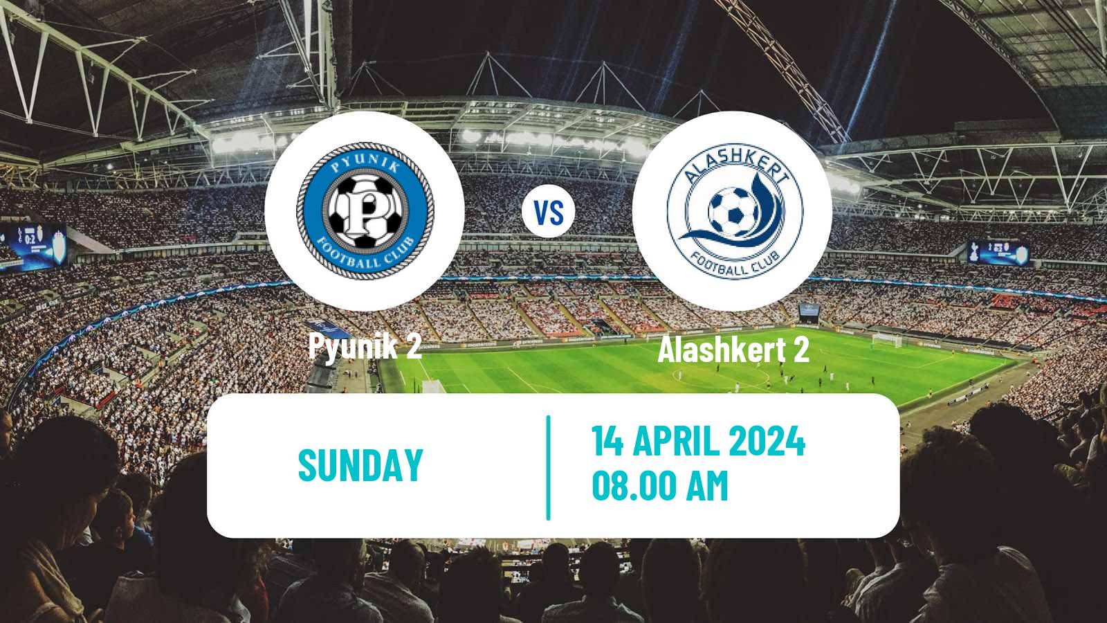 Soccer Armenian First League Pyunik 2 - Alashkert 2