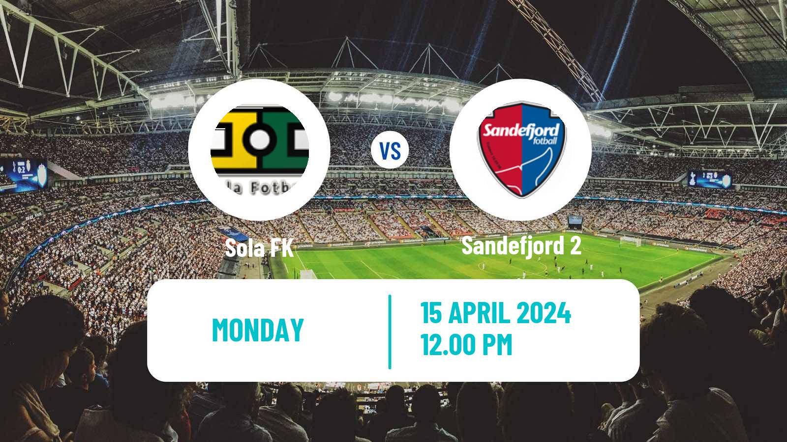 Soccer Norwegian Division 3 - Group 2 Sola - Sandefjord 2