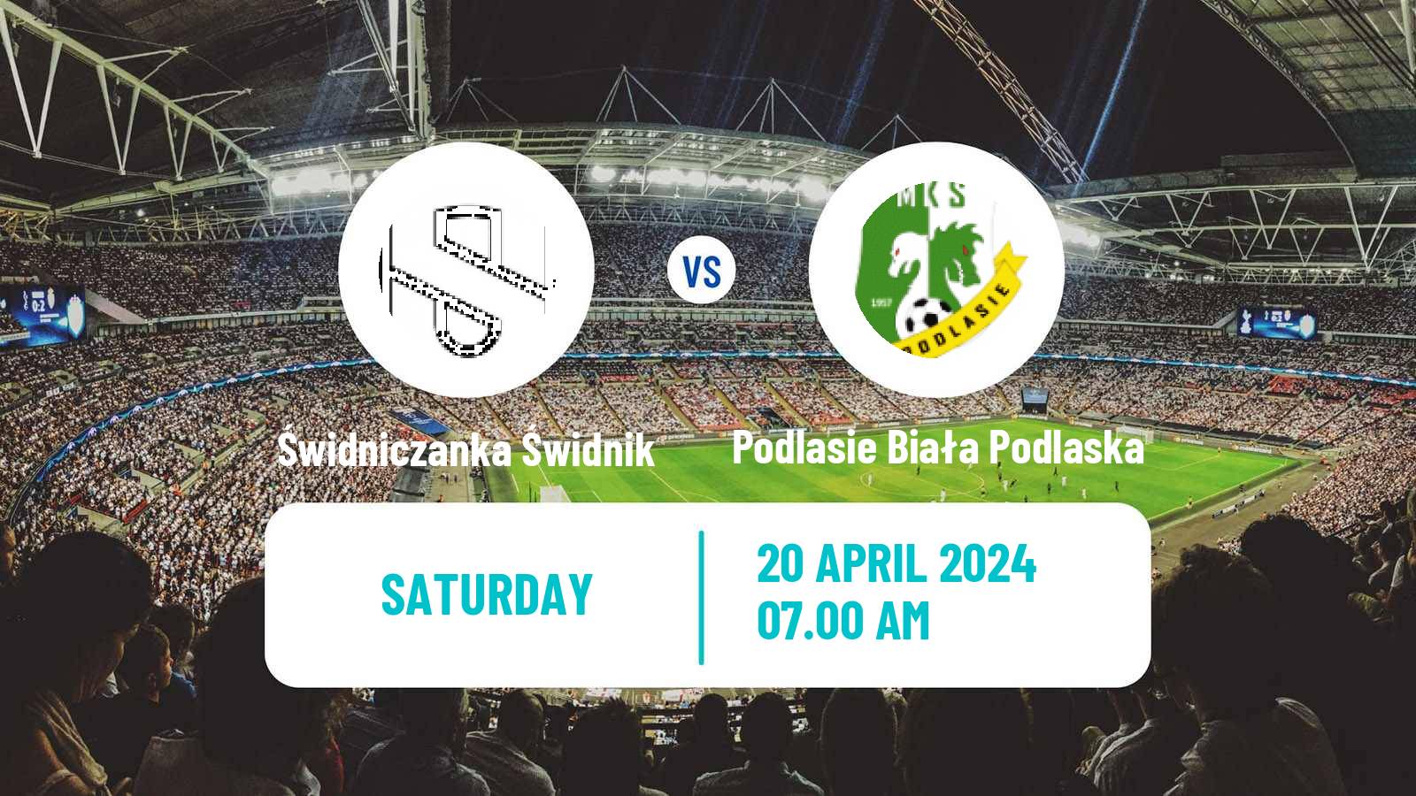 Soccer Polish Division 3 - Group IV Świdniczanka Świdnik - Podlasie Biała Podlaska