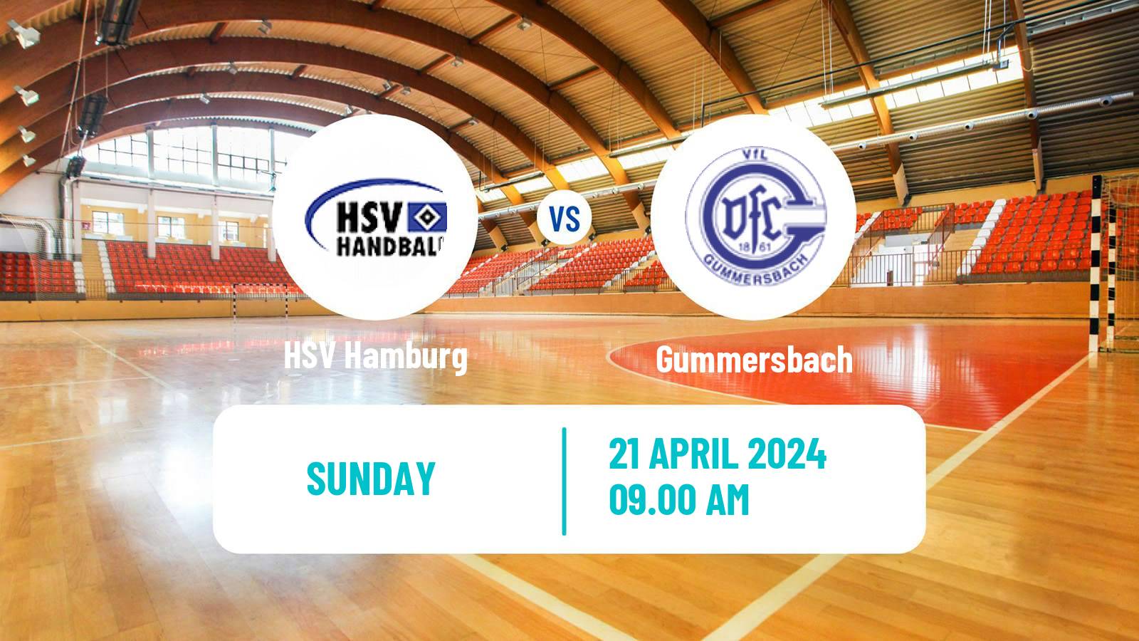 Handball German Bundesliga Handball HSV Hamburg - Gummersbach