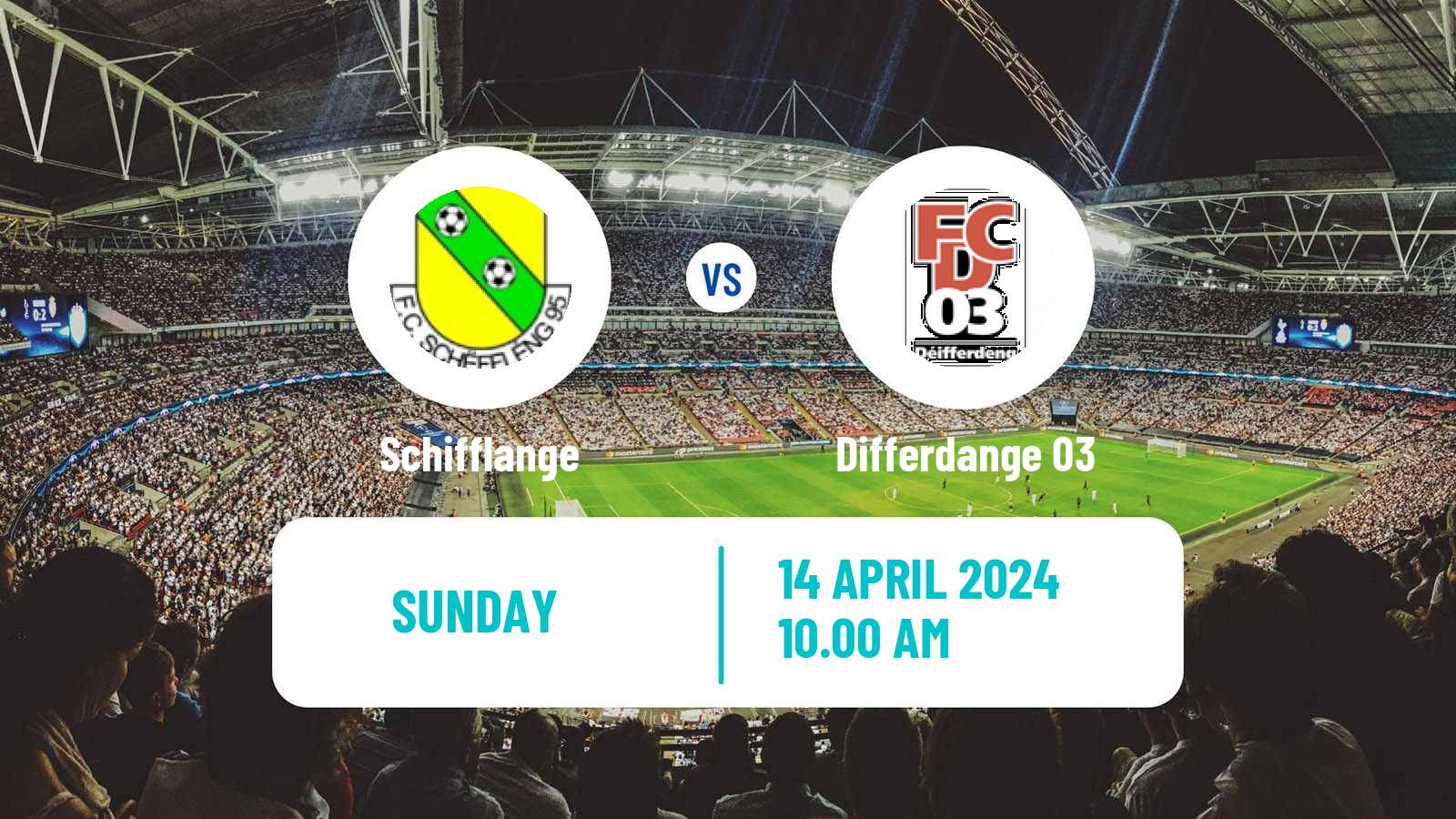 Soccer Luxembourg National Division Schifflange - Differdange 03