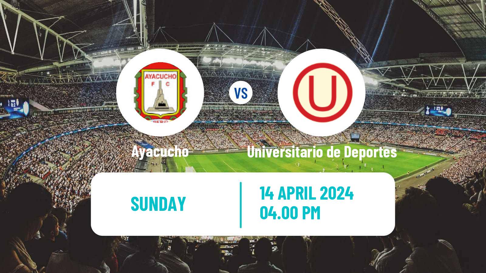 Soccer Peruvian Liga Women Ayacucho - Universitario de Deportes