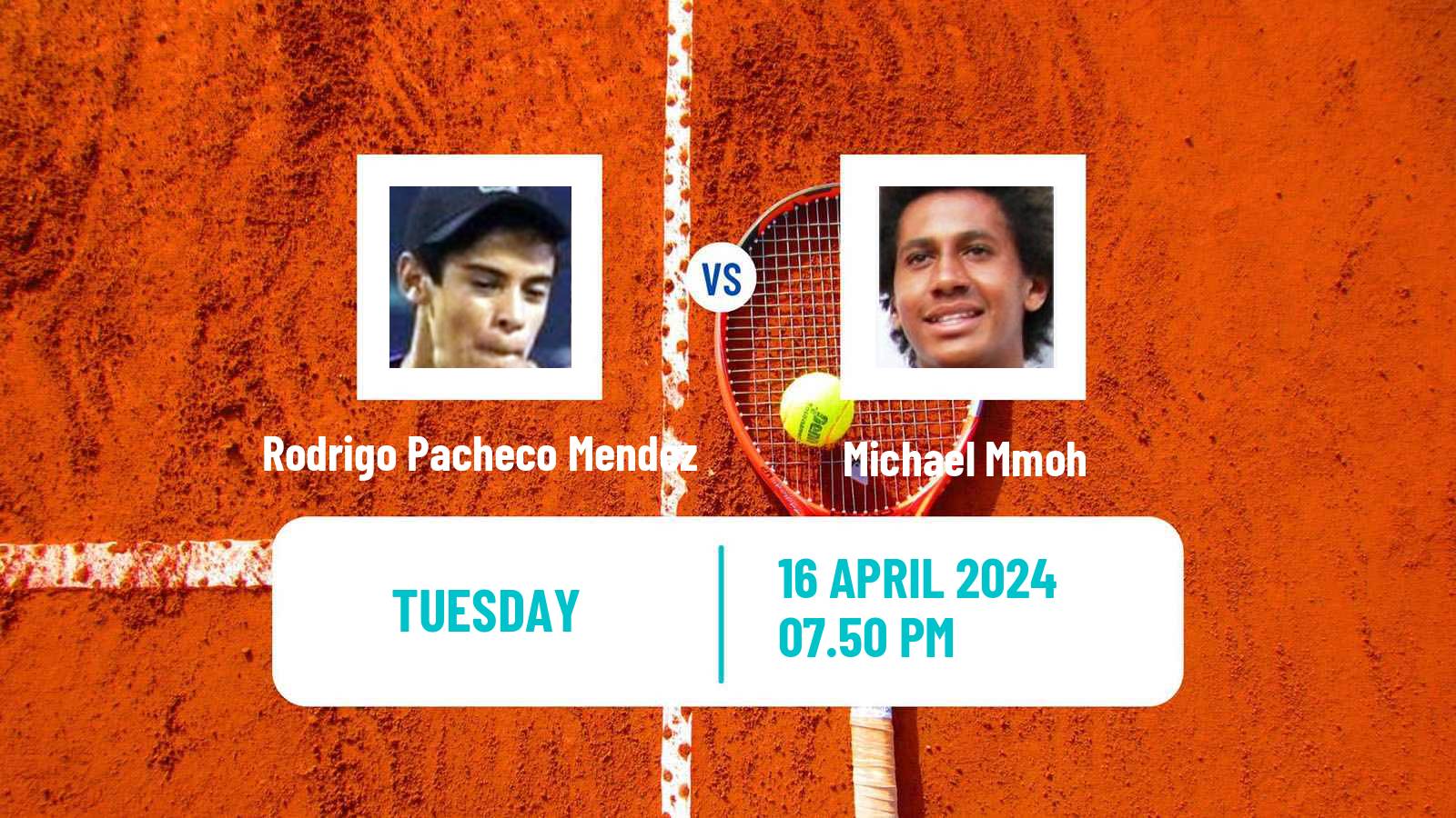Tennis Acapulco Challenger Men Rodrigo Pacheco Mendez - Michael Mmoh