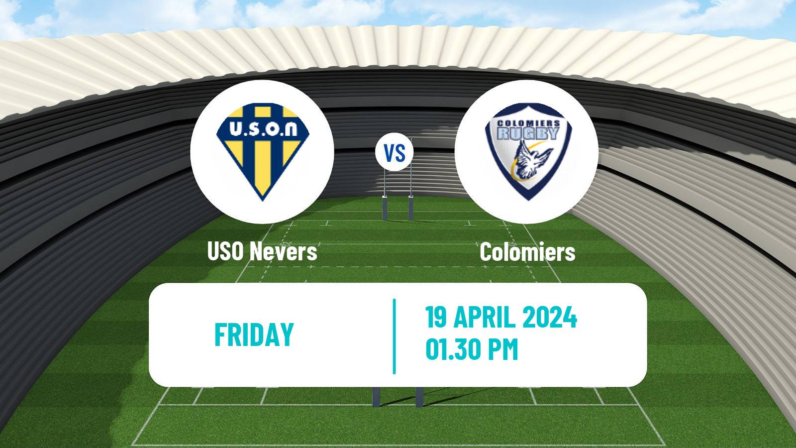 Rugby union French Pro D2 Nevers - Colomiers