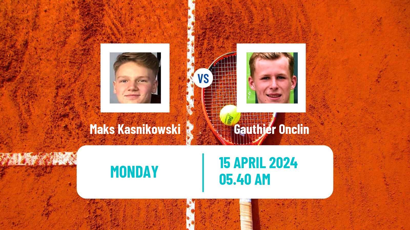 Tennis Oeiras 3 Challenger Men Maks Kasnikowski - Gauthier Onclin
