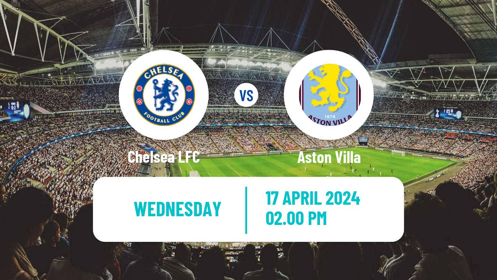 Soccer English WSL Chelsea - Aston Villa