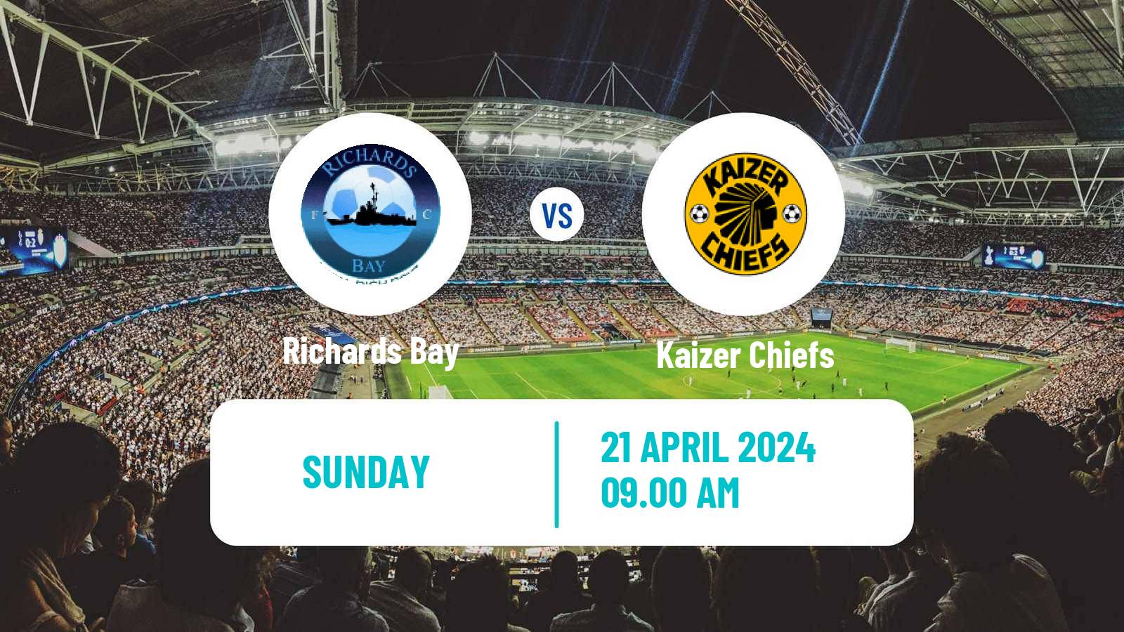 Soccer South African Premier Soccer League Richards Bay - Kaizer Chiefs