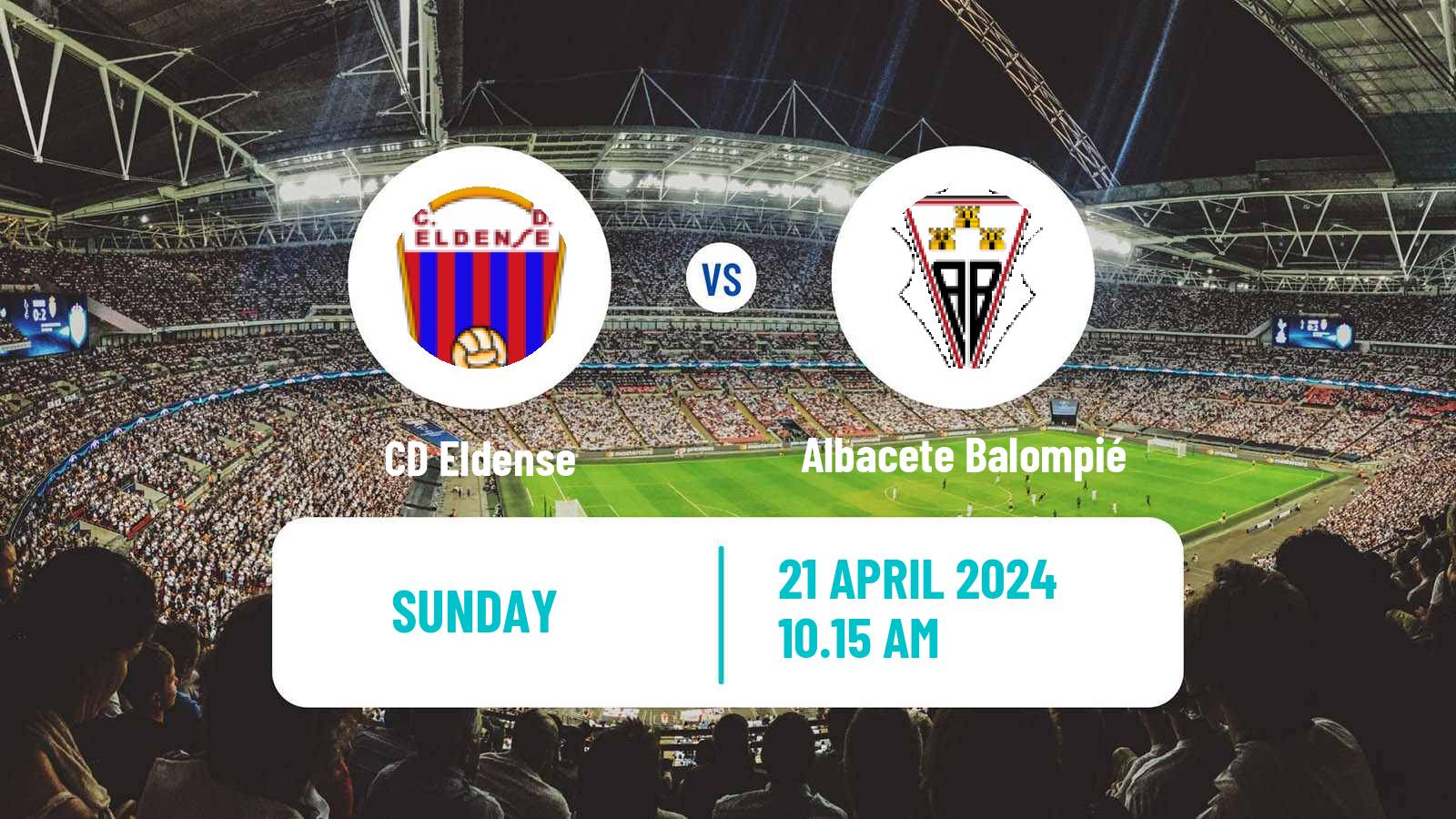 Soccer Spanish LaLiga2 Eldense - Albacete Balompié