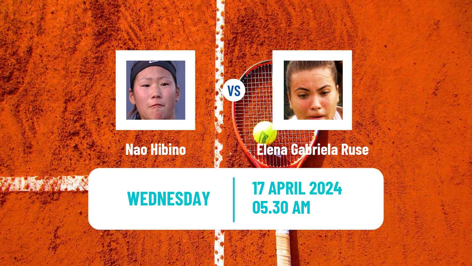 Tennis WTA Rouen Nao Hibino - Elena Gabriela Ruse