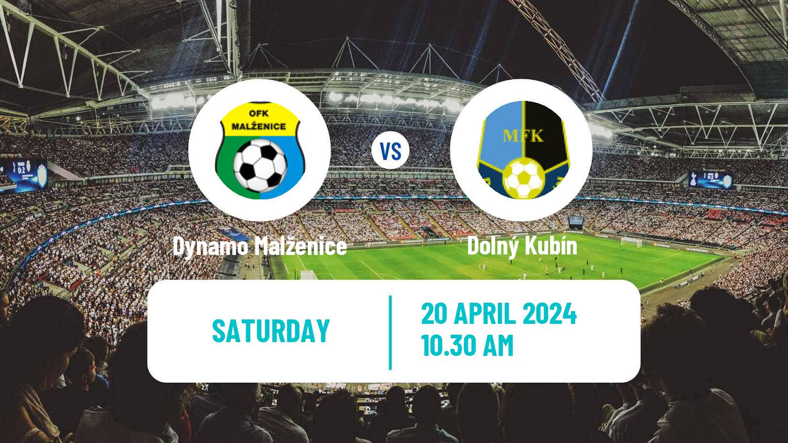 Soccer Slovak 2 Liga Dynamo Malženice - Dolný Kubín