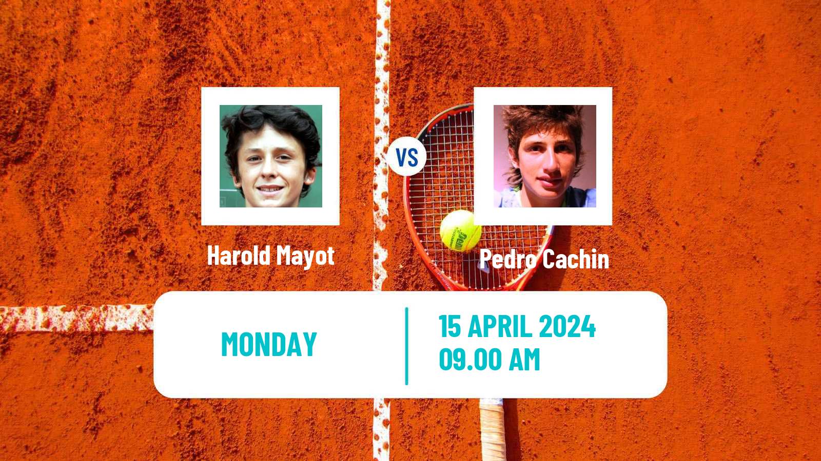 Tennis ATP Barcelona Harold Mayot - Pedro Cachin