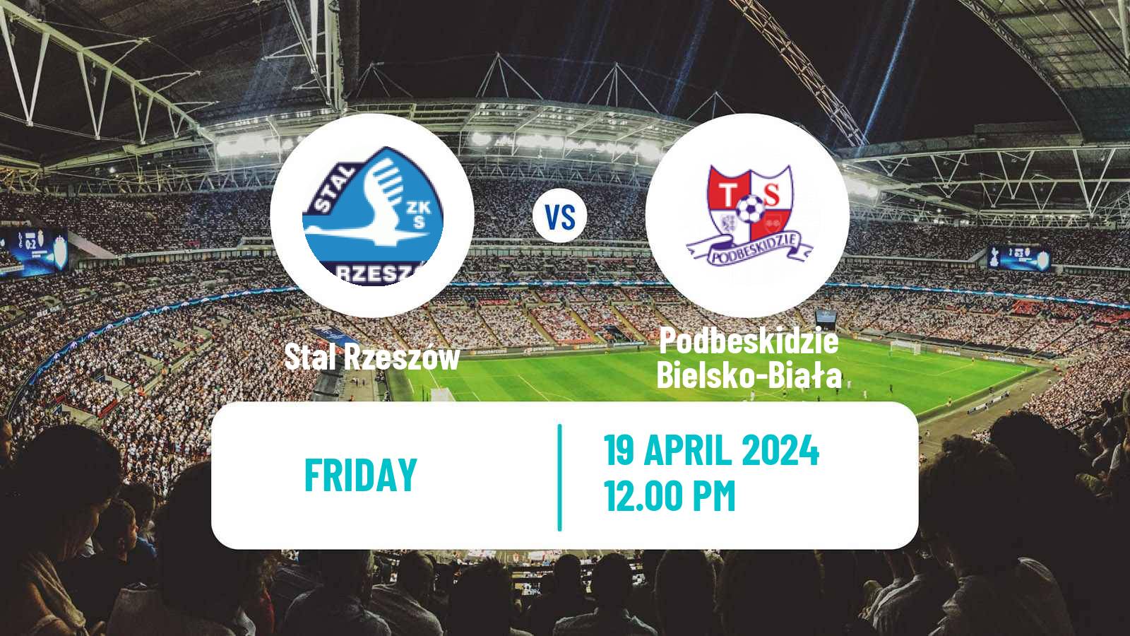 Soccer Polish Division 1 Stal Rzeszów - Podbeskidzie Bielsko-Biała