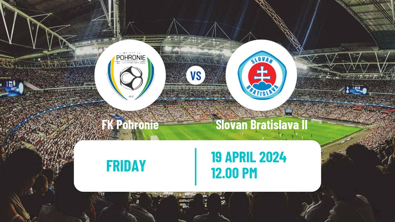 Soccer Slovak 2 Liga Pohronie - Slovan Bratislava II