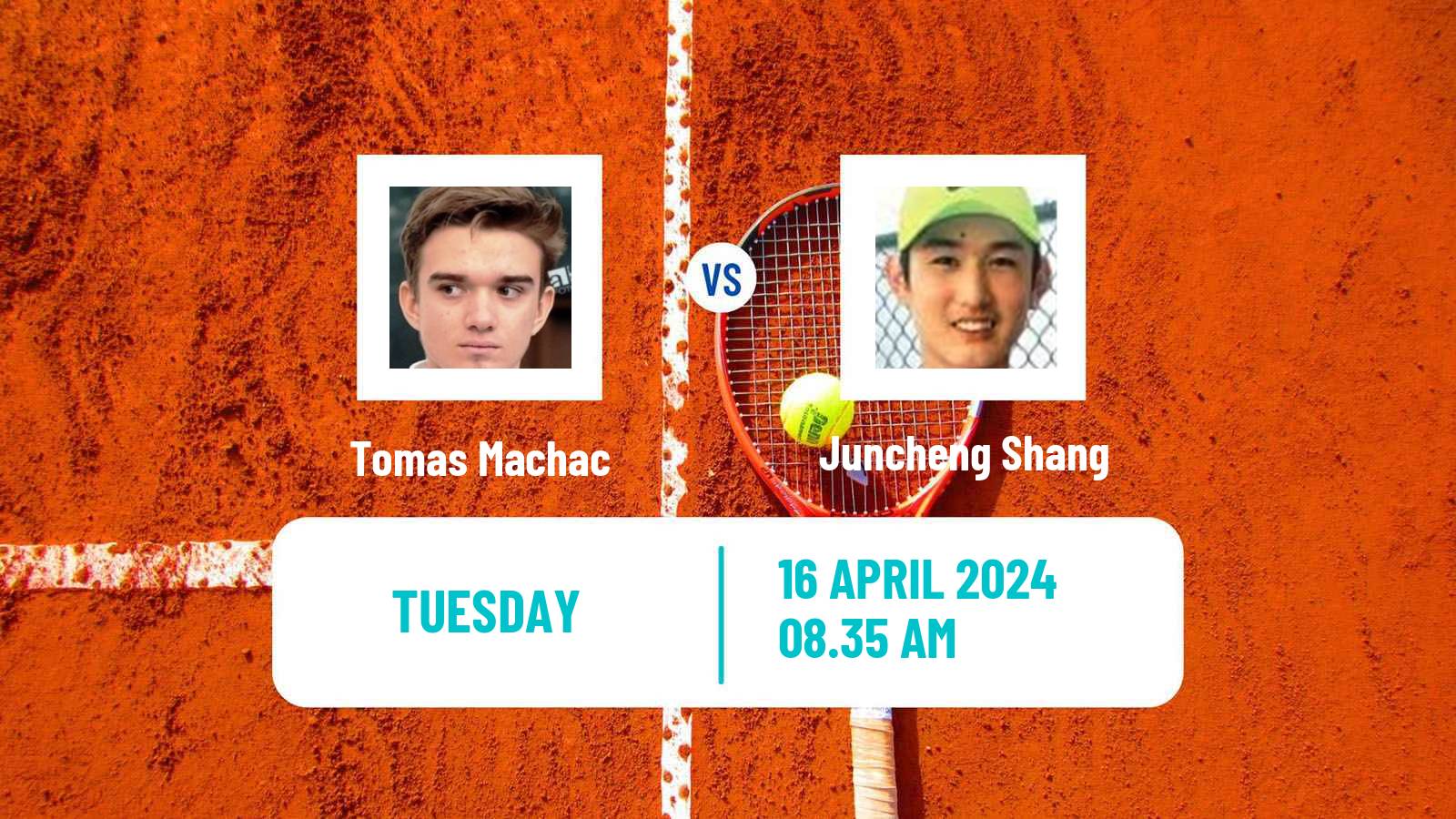 Tennis ATP Barcelona Tomas Machac - Juncheng Shang