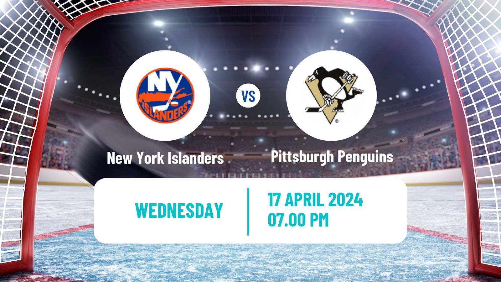Hockey NHL New York Islanders - Pittsburgh Penguins