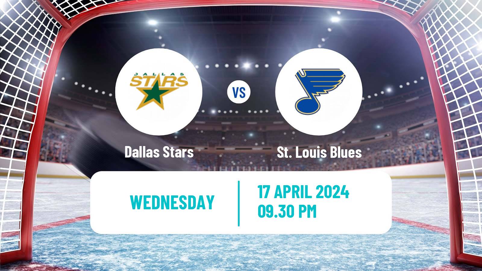 Hockey NHL Dallas Stars - St. Louis Blues