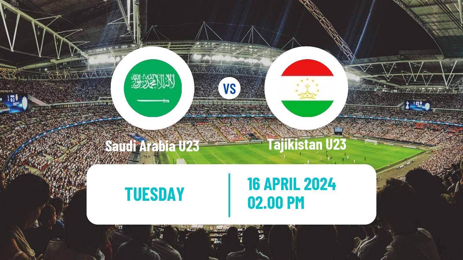 Soccer AFC Asian Cup U23 Saudi Arabia U23 - Tajikistan U23